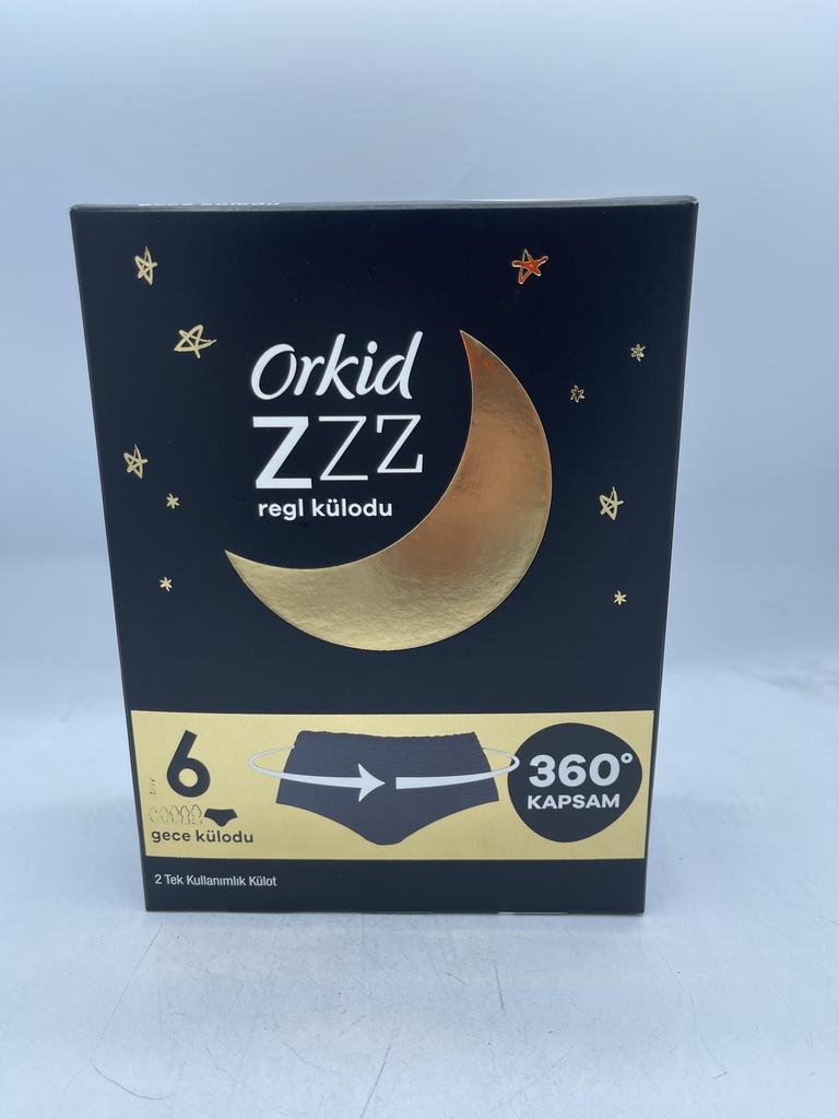 Orkid Zzz Menstrual Pants 2 Pc. Secure Night (Size 6)