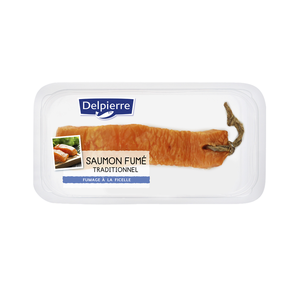 DELPIERRE Lomo de salmón ahumado tradicional 125 g