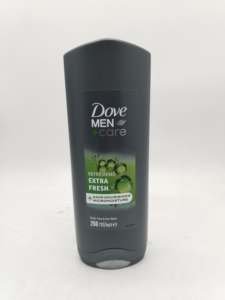 Dove Men+Care Body-Face-Hair Wash "3In1" 250 Ml Refreshing - Extra Fresh