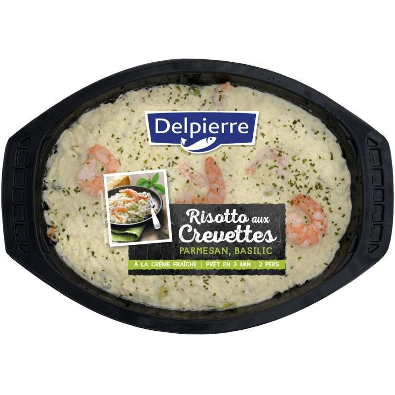 DELPIERRE Risotto Crevette Parmesan 600 g