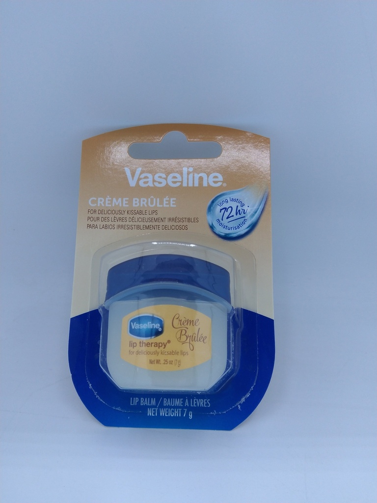Vaseline Baume À Lèvres 7 Gr Lip Therapy Crème Brulée (Pot)