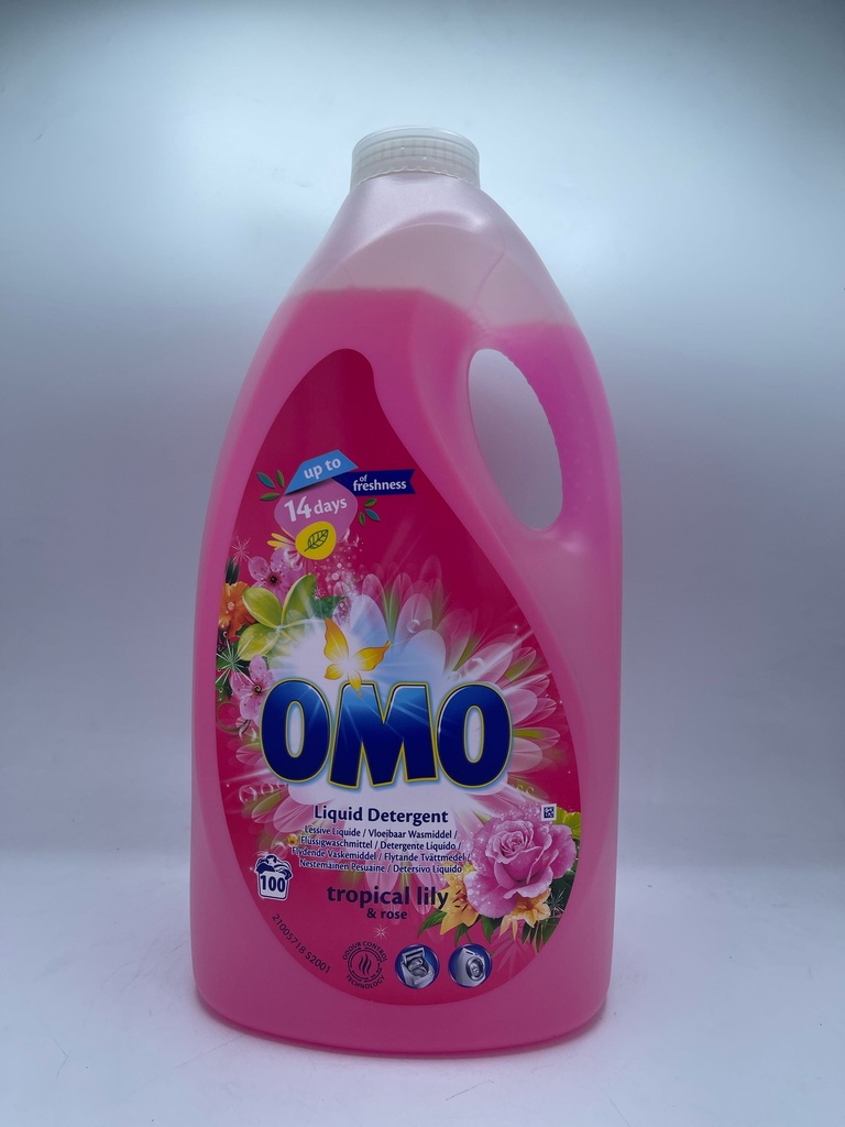 Omo Liquide 5 L Tropical Lily  Rose - 100Sc
