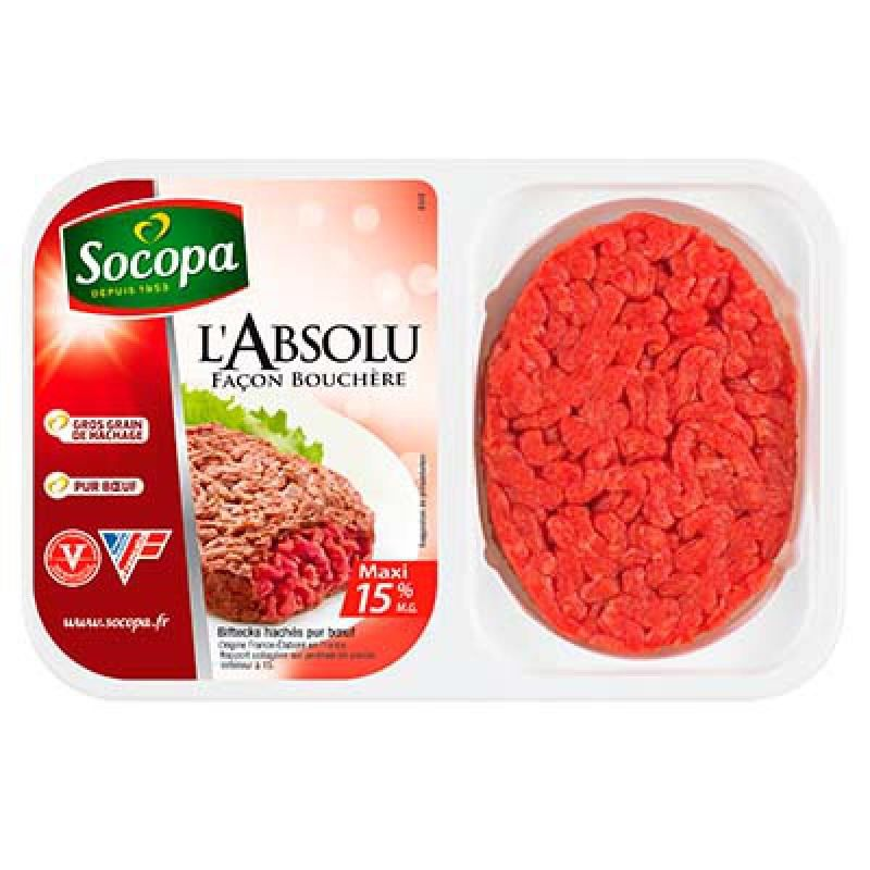 SOCOPA Carne Picada Absolu 15% 2 x 125 g