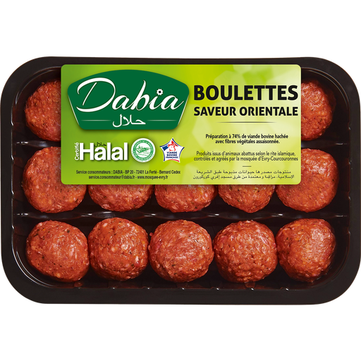 [3039050042156] DABIA Boulette kefta Hallal 15 pièces 375 g