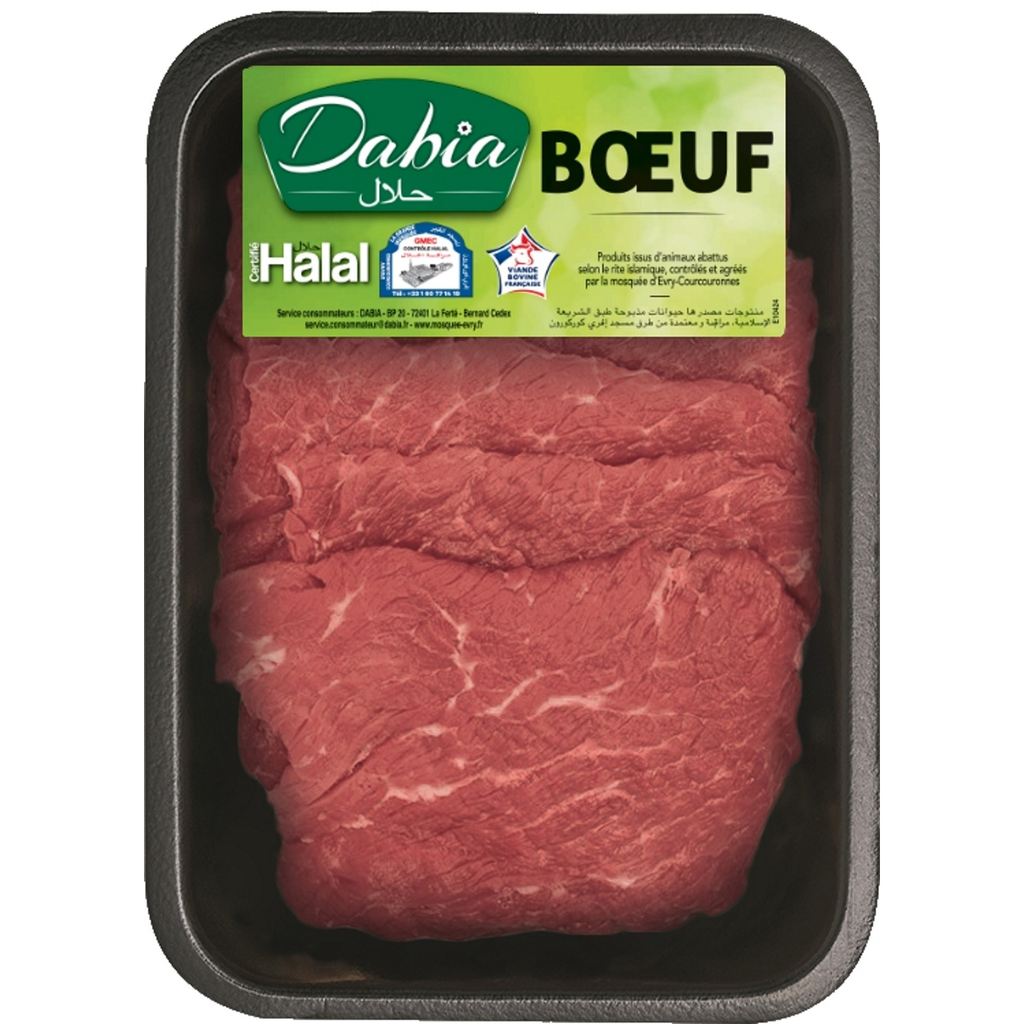 DABIA Halal Grilling Beef Steaks 780 g