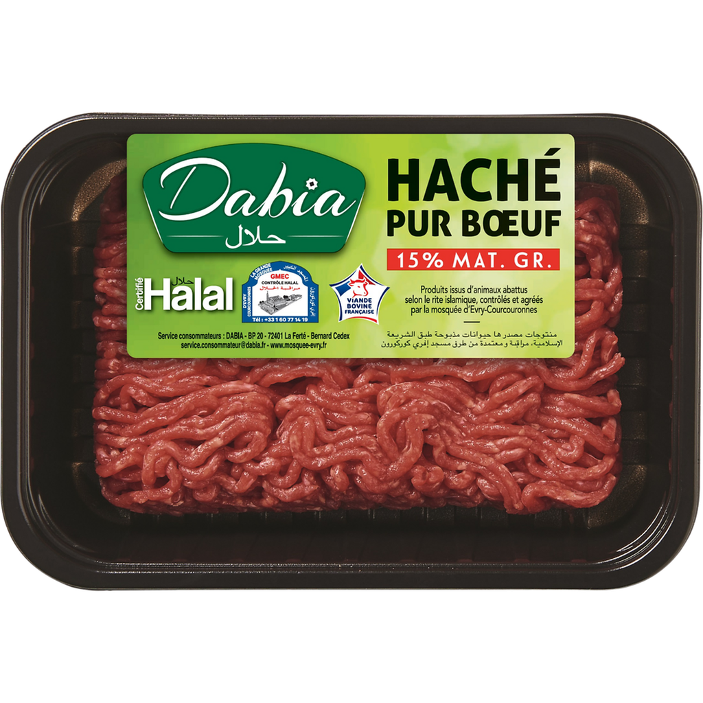 DABIA Halal Minced Beef 15% Fat 650 g