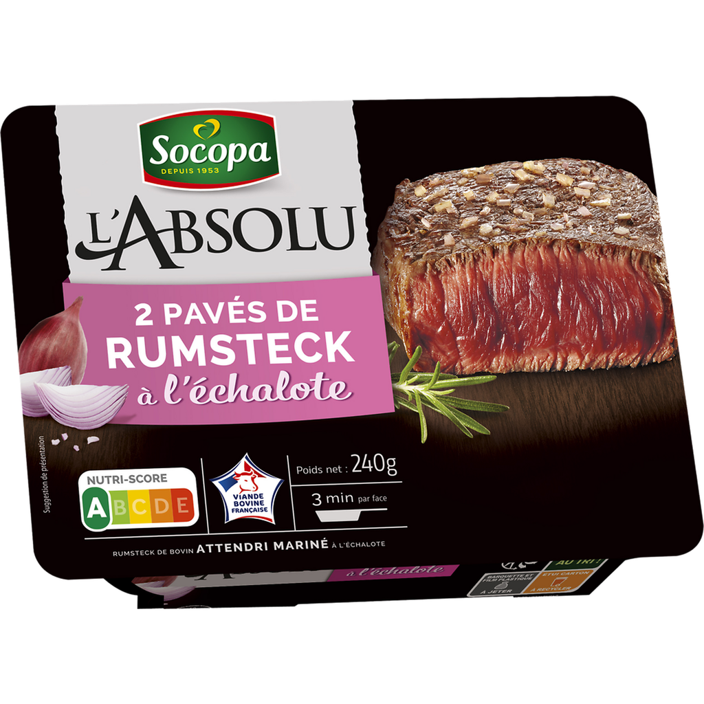 SOCOPA Filetes de rumsteak a la chalota 240 g