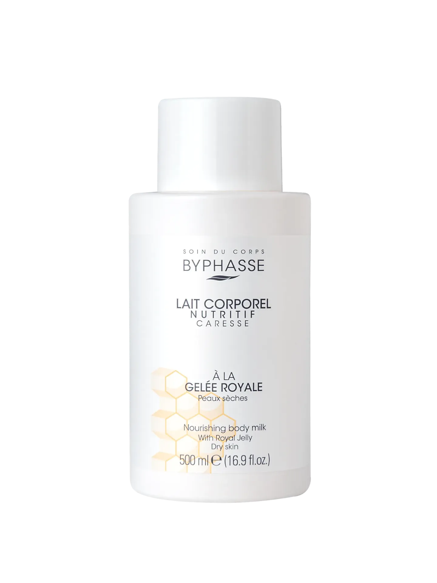 Byphasse Lait Corporel Nutritif À La Gelée Royale Peaux Sèches 500Ml