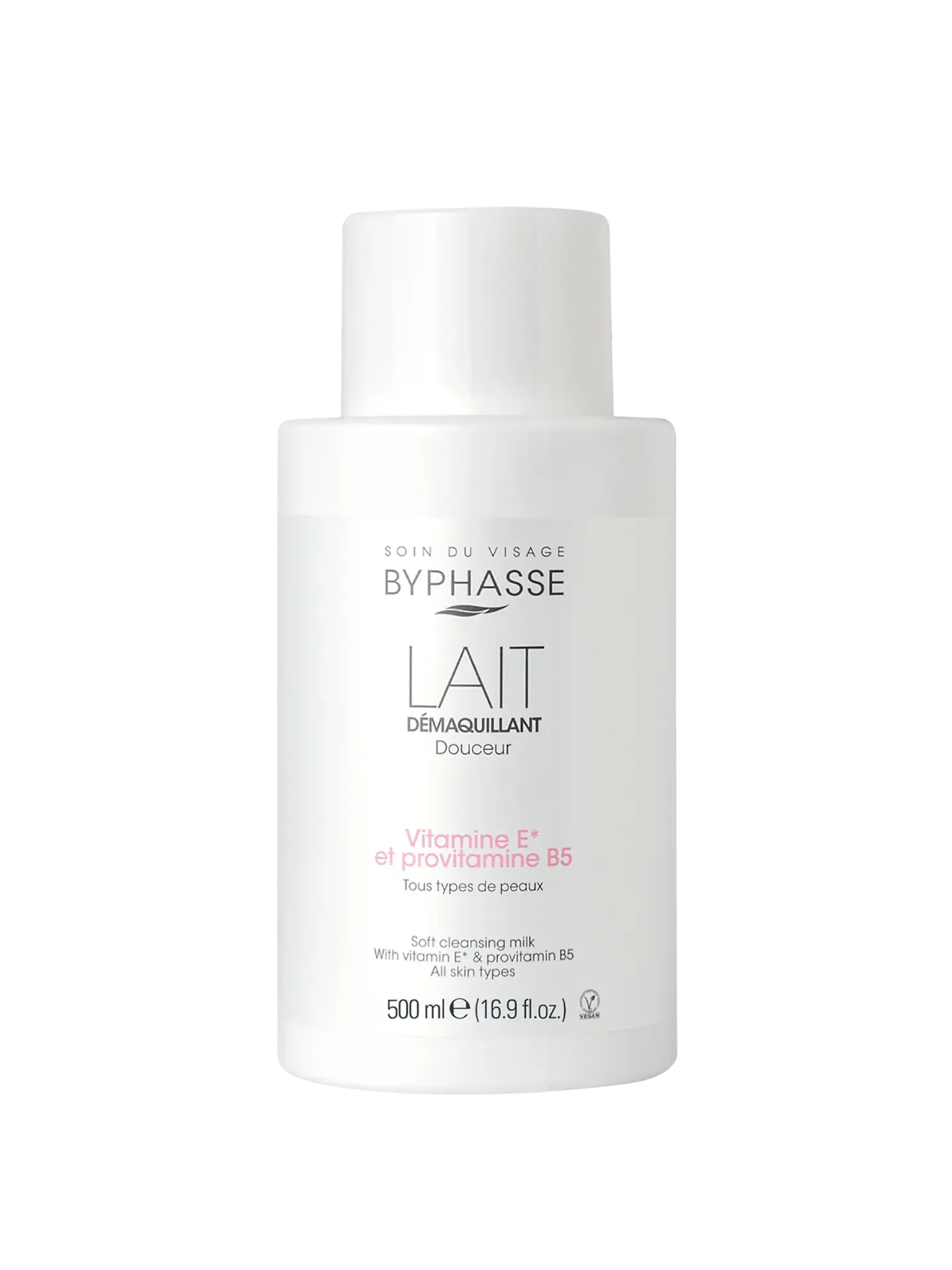 Byphasse Lait Démaquillant Douceur Visage & Yeux Tous Types De Peaux (Bouteille) 500Ml