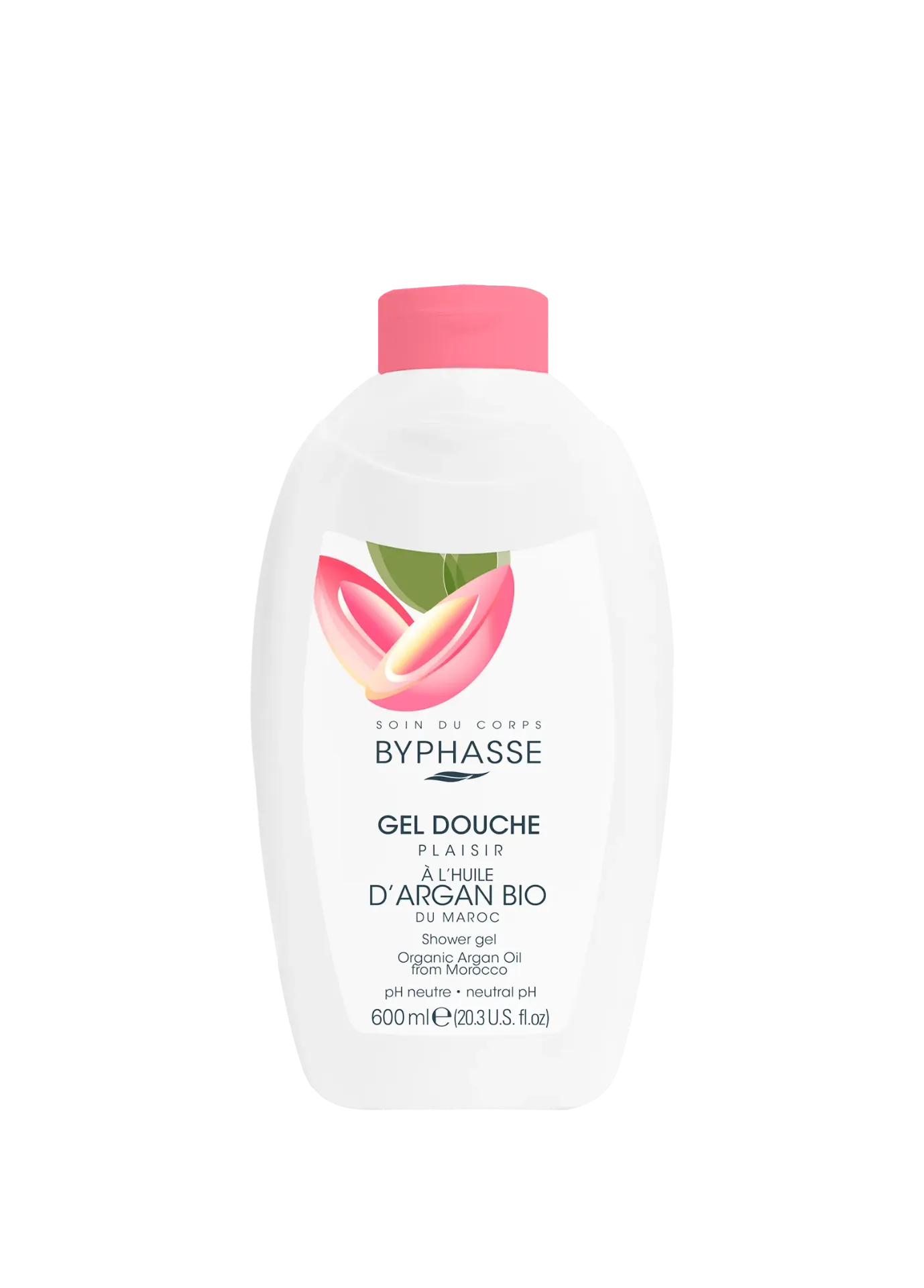 Byphasse Plaisir Gel De Douche À L'Huile D'Argan Bio 600Ml