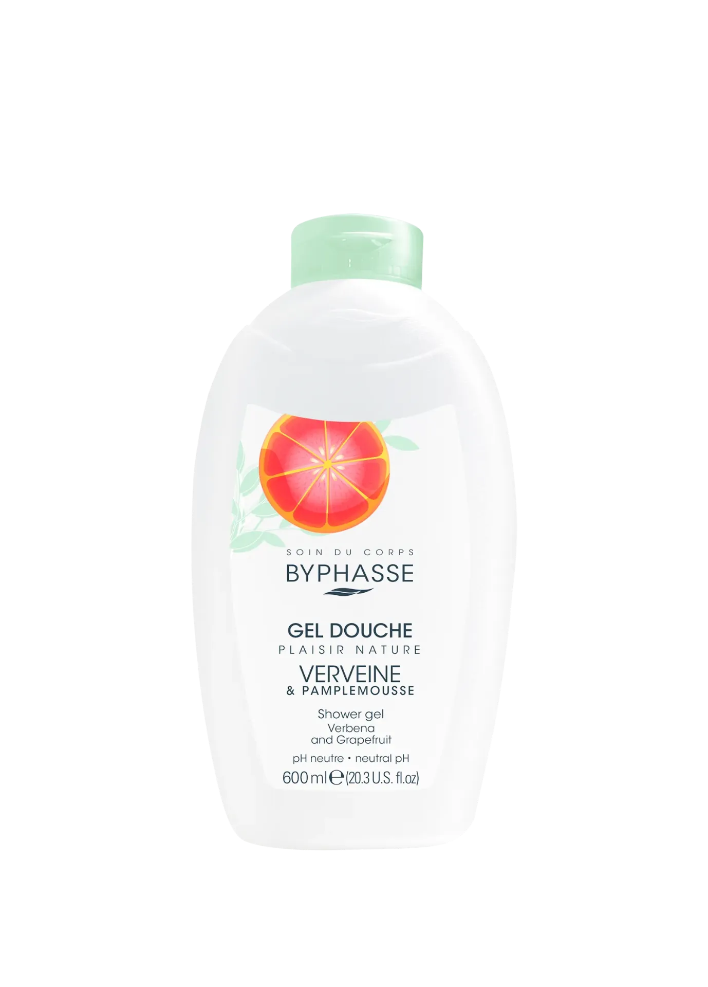 Byphasse Plaisir Nature Gel De Douche Verveine & Pamplemousse 600Ml