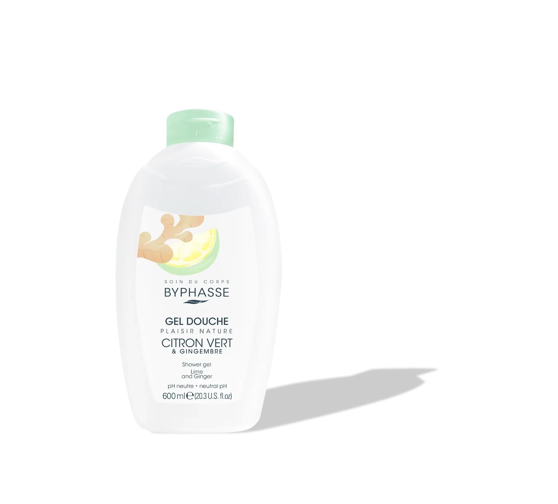 Byphasse Plaisir Nature Gel De Douche Citron Vert & Jengibre 600Ml