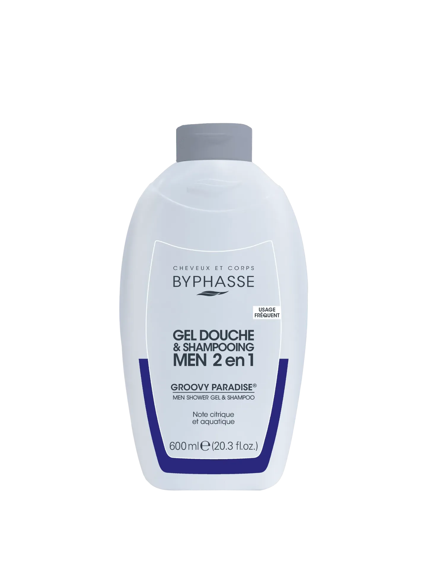 Byphasse Gel Douche-Shampooing 2 En 1 Homme Groovy Paradise 600Ml