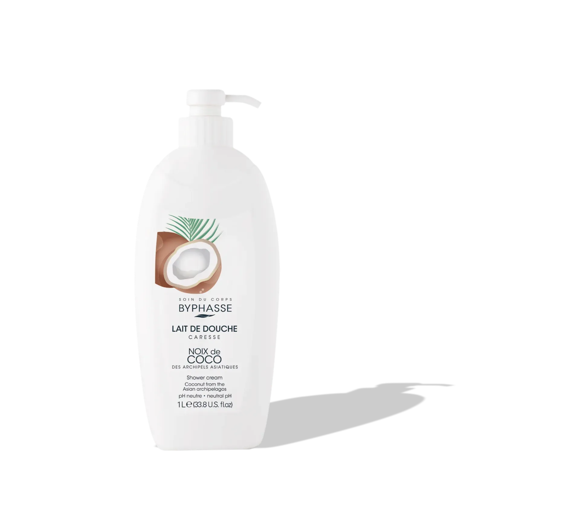 Byphasse Caresse Lait De Douche Noix De Coco 1L
