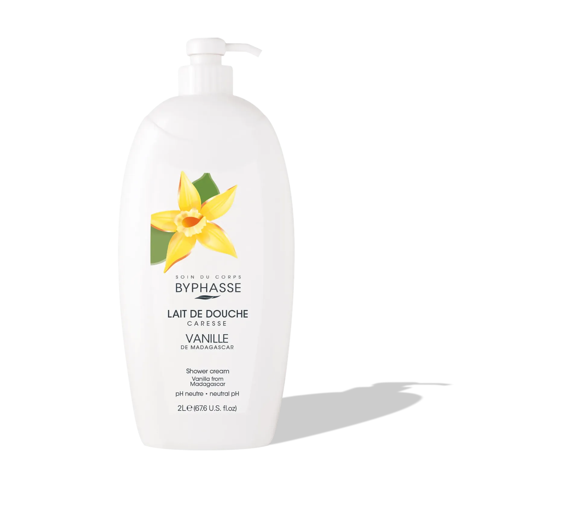 Byphasse Caresse Lait De Douche Fleur De Vanille 2L