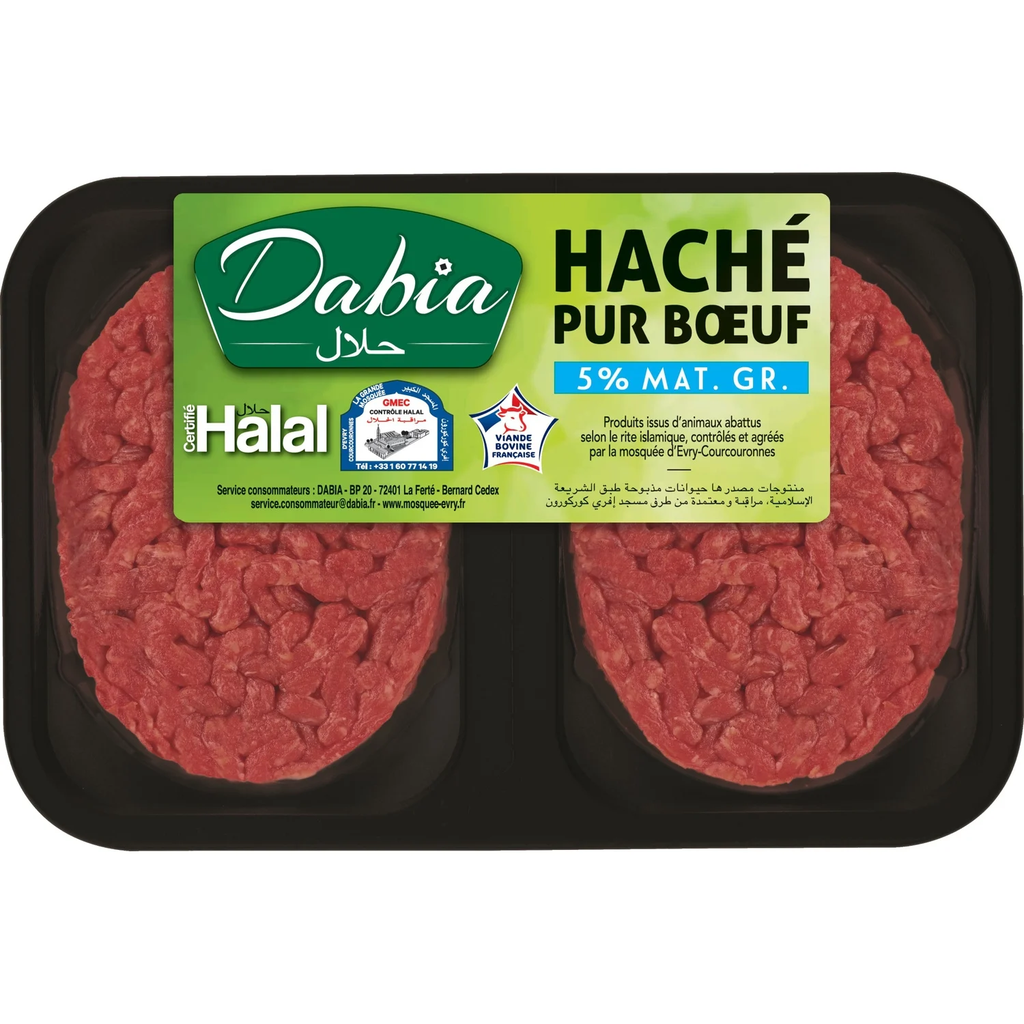SOCOPA Hambúrgueres de Vaca Halal 5% MG 250 g