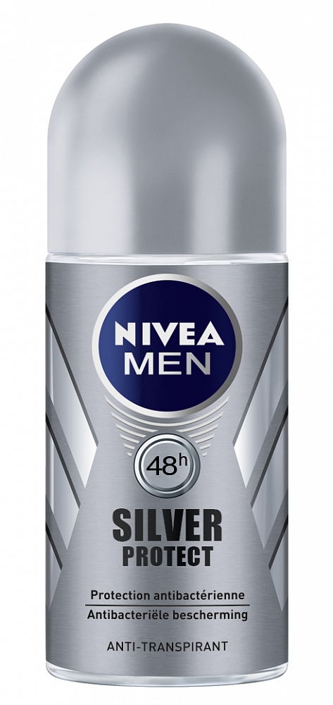 Nivea Men Deo Roll-On 50 Ml Silver Protect
