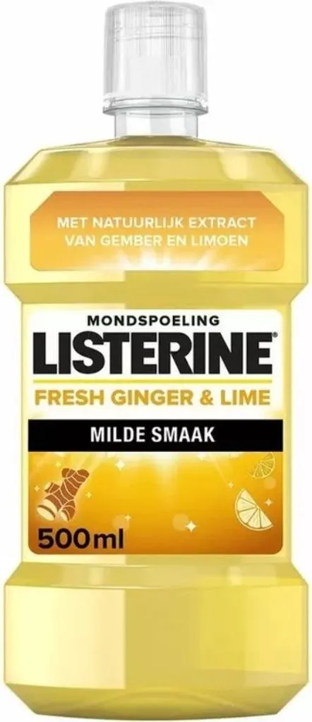 Listerine Bain De Bouche 500 Ml Fresh Lime & Mint