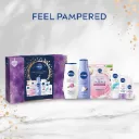 Nivea Set Feel Pampered: Shower Gel 250Ml, Day Cream Spf15 50Ml, Irresistibly Smooth Body Lotion 250