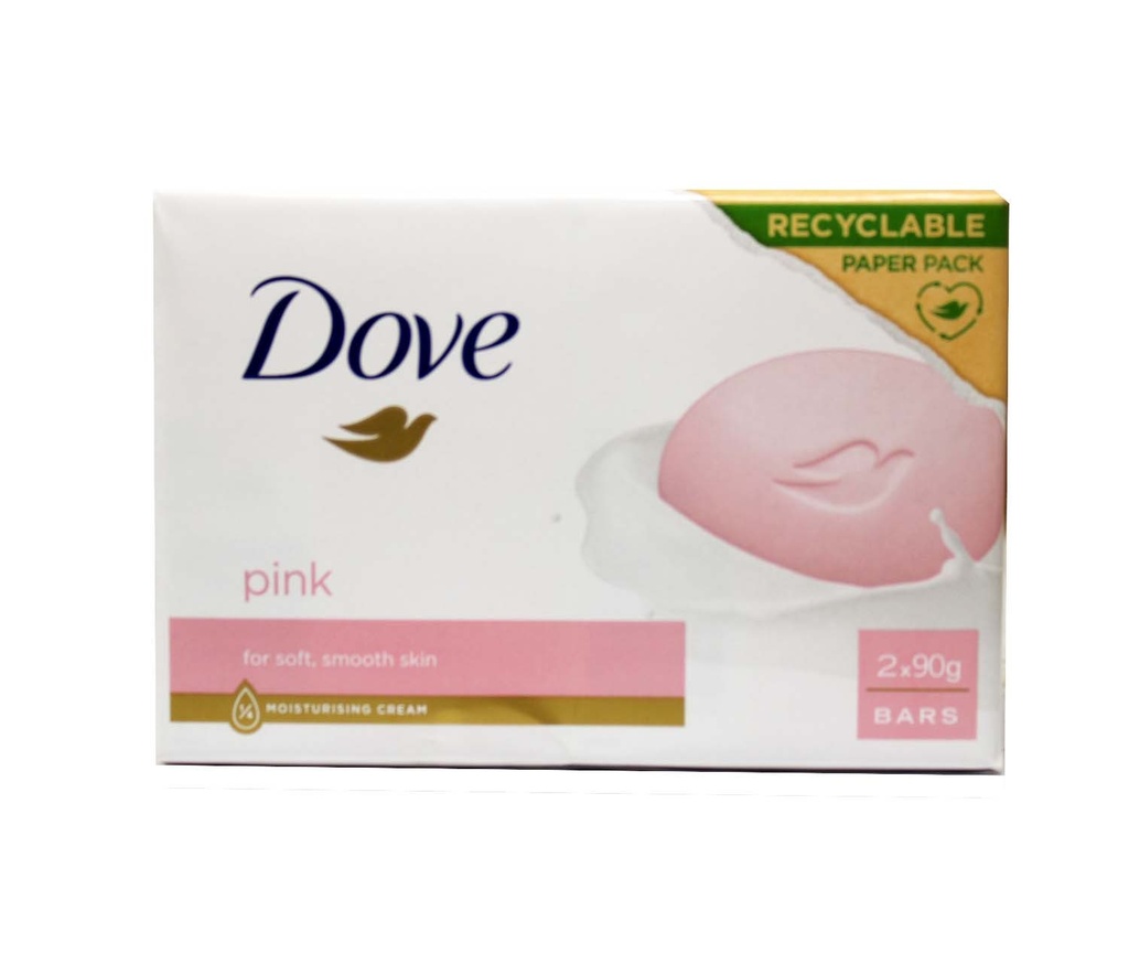 Dove Soap 2X90Gr New Pink