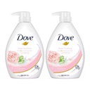 Dove Body Wash 1Ltr Rose