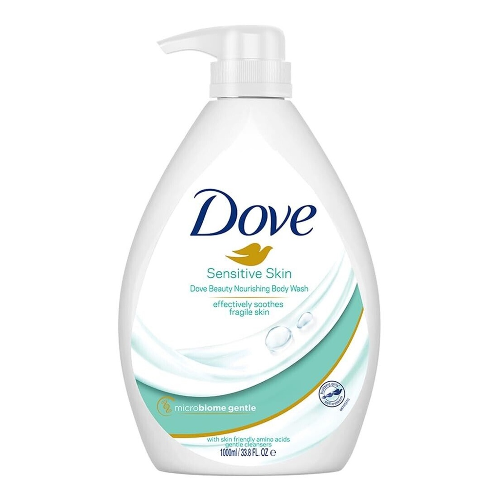 Dove Body Wash 1Ltr Sensitive