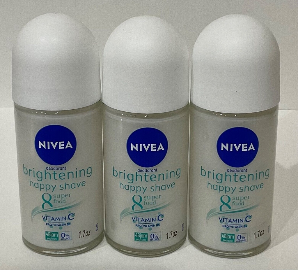 Nivea Deo Roll-On 50Ml Extra Bright Happy Shave