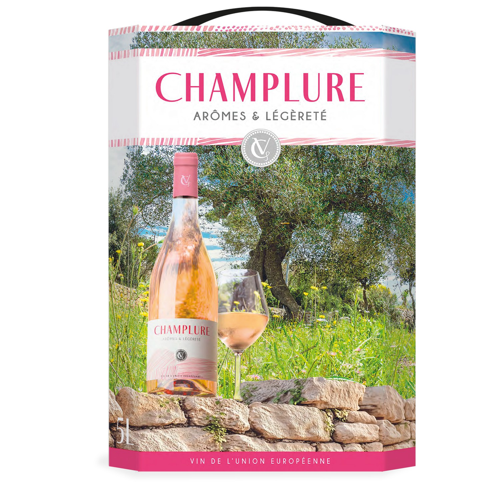 LES CAVES VERNAUX Champlure vin rosé de l'union européenne 5 L