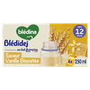 BLEDIDEJ Leite e cereais para bebé crescimento bolacha baunilha 4x250ml