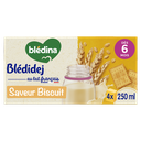 BLEDIDEJ Blédina Leite e cereais bebé sabor bolacha 4x250ml