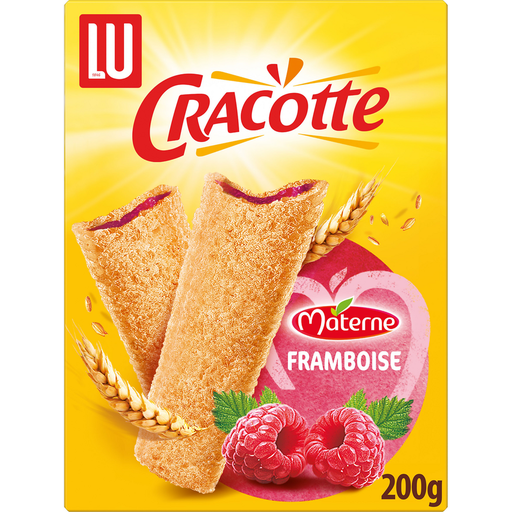 [3041090061639] CRACOTTE Cereal sticks with raspberry filling 200 g
