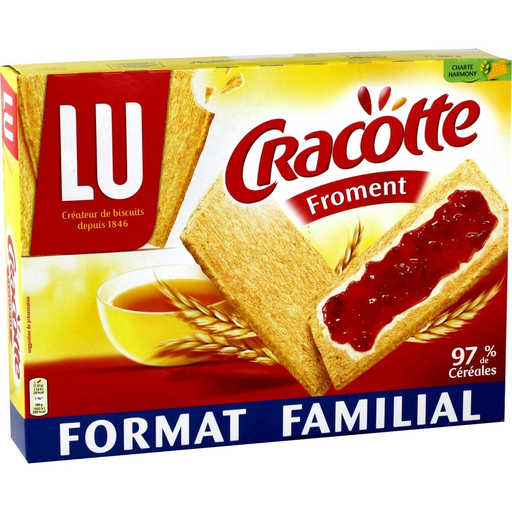 [3041090063213] CRACOTTE Wheat Crispbread Family Pack 500 g