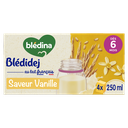 BLEDIDEJ Blédina Leite e cereais bebé sabor baunilha 4x250ml