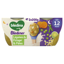 BLEDINER Blédina Vegetable garden pasta stars 2 x 200 g