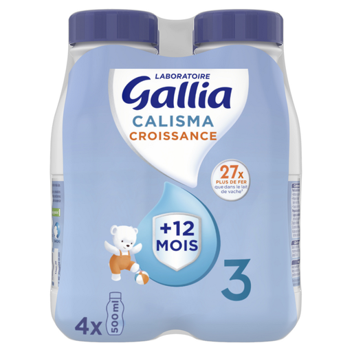 [3041091098641] GALLIA Leite de crescimento líquido Calisma 3, 4x500ml