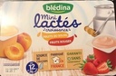 Blédina Mini Lactés Croissance Fruits Du Soleil, Rouges De 12 À 36 Mois : Les 12 Pots De 55 G - 600 G