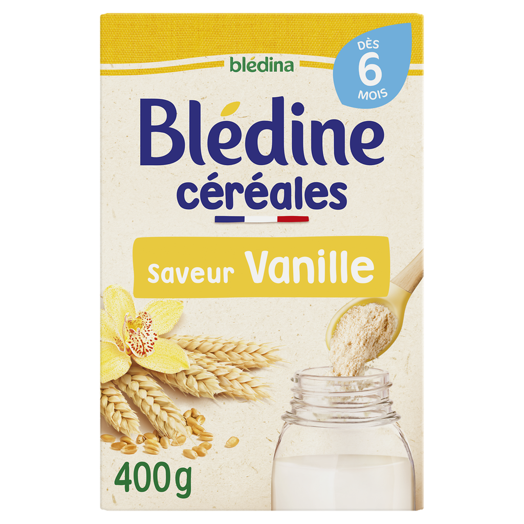 Blédina Blédine Céréales Bébé Dès 6 Mois Saveur Vanille : La Boite De 400G