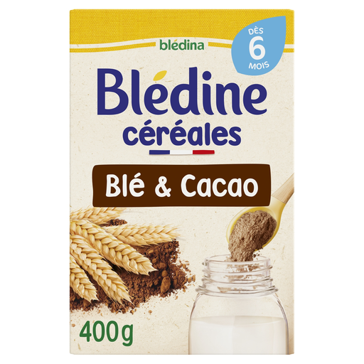 [3041091339911] BLEDINA Cereais em pó para bebé cacau 300 g