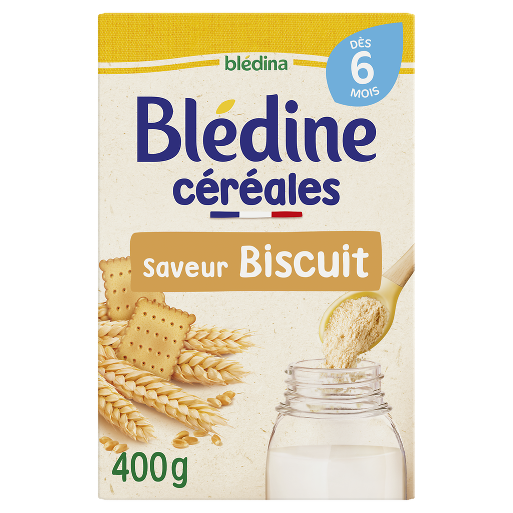 Blédina Blédine Céréales Bébé Dès 6 Mois Saveur Biscuitée : La Boite De 400G
