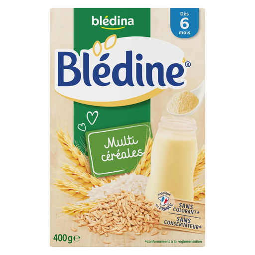[3041091339942] BLEDINA Céréales bébé dès 6 mois Multi céréales Blédine 400 g