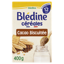 BLÉDINA Céréales bébé croissance choco biscuitée 400 g