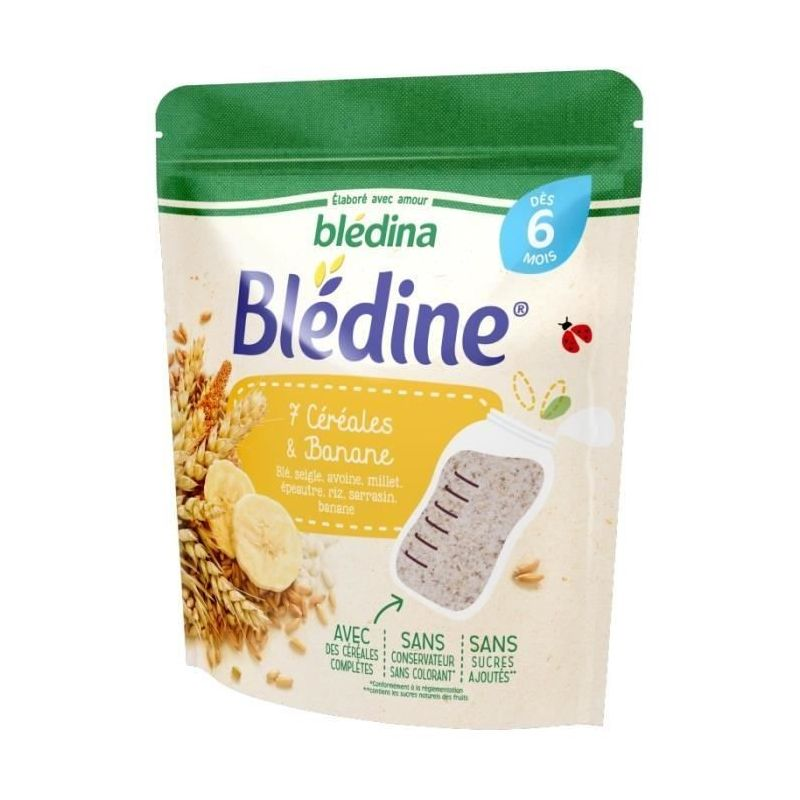 Blédina Blédine Céréales Et Banane Dès 6 Mois : Etui 200 G