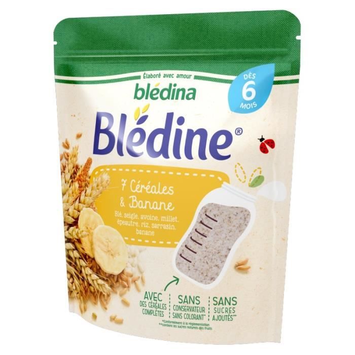 Blédina Blédine Céréales Et Banane Dès 6 Mois : Etui 200 G