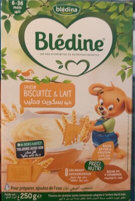 Blédina Bdine 250G Sav Biscuitee&Lait  Des_6_Mois