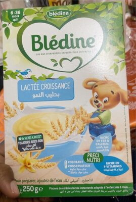 Blédina Bdine 250G Lactee Croissance Des_6_Mois