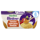BLEDINER Doçura de tomate, beringela e sêmola 2 x 200 g