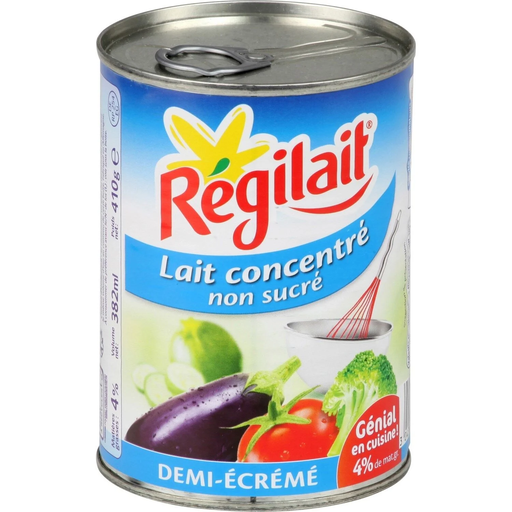 [3043933593703] REGILAIT Leche concentrada semidesnatada sin azúcar 410 g