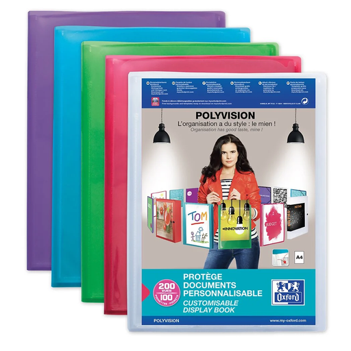 [3045050520341] OXFORD Fundas multitaladro Polyvision 200 vistas