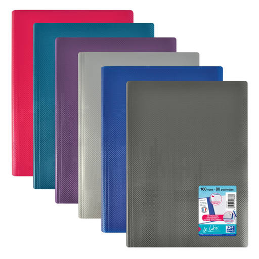 [3045053216388] OXFORD Display Book 160 Views A4 Assorted Crossline