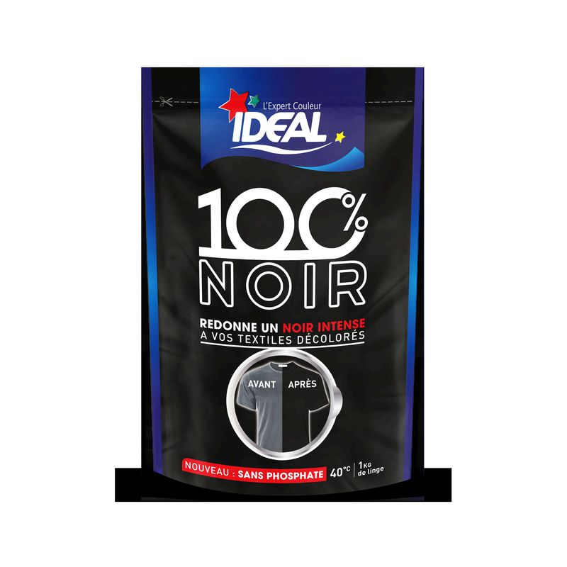 Ideal Teinture 100% Noir : Le Sachet De 400 G